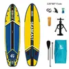 Tabla de Remo Inflable de Pie para Principiantes Doble Capa Pesca Padre-Hijo Doble Tabla de Remo de Ocio Tabla Flotante para Remo en el Agua