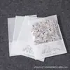 Saco de Embalagem para Roupas com Zíper em TNT CPP Camiseta Camisa Calças Roupa Íntima Saco de Embalagem com Fechamento Automático e Deslizante