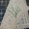 Flores de Lã, Folhas Crochê à Mão, Folhas Grandes de Samambaia, Folhas Pequenas de Samambaia, Folhas de Quatro Estações, Folhas Serrilhadas, Folhas de Orquídea de Primavera, Puramente Crochê à Mão