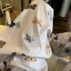 Pantalones de Pijama Lindos con Estampado de Gato Estilo Coreano para Niña Mujer Verano Nueva Llegada Talla Grande Sueltos Casuales Pantalones para Caminar Pantalones de Casa