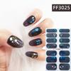 FF Gel sin Hornear 5D Pegatinas para Uñas Pegatinas para Uñas Completas Estilo Japonés y Coreano Impermeables Pegatinas para Uñas Imitación Diamante Pegatinas de Esmalte de Uñas