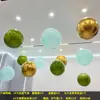 Decoração de balões para evento de loja em novo shopping em 2026, celebração de aniversário de inauguração, bolas suspensas no teto, configuração para transmissão ao vivo