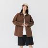 Chaqueta Coreana Holgada para Pareja de Primavera y Otoño Ins de Manga Larga Casual Combinable Color Sólido High Street Nueva Chaqueta Moderna