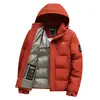 Abrigo de algodón grueso y cálido de invierno para hombre con capucha desmontable, chaqueta de algodón plumón para hombre, top de algodón de invierno para hombre