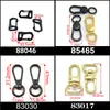 Fábrica de ganchos para cordão atacado metal espessado rotativo colorido fita gancho 8mm cordão de celular fecho bico de águia