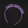 Corea del Sur ins diadema feliz cumpleaños celebridad de internet diadema de letras con diamantes brillantes tocado de diosa accesorios para fotos de celebridades de internet para adultos
