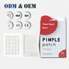 Producto de venta caliente transfronterizo de Tiktok: 36 Parches Transparentes de Hidrocoloide Personalizables para el Acné