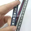 1.2cm Estilo Étnico Colorido Jacquard de Poliéster Rombo Cinta Tejida Retro Decoración del Hogar Correa para Equipaje Ropa de Moda