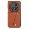 Para Huawei Mate70 Capa de Cartão de Couro Capa de Celular mate70pro Capa de Celular de Couro Capa Protetora com Sucção Magnética para Carro
