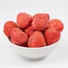 Bolo Seco de Morango Liofilizado Decoração Fruta Seca Flor de Neve Crocante Assado Comercial 500g Morango Inteiro Crocante Lanches para Grávidas