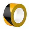 Fita de Marcação de Piso de PVC Preto e Amarelo de Alta Adesão Marco de Segurança Fita de Piso Colorida de Aviso Fita de Isolamento de Divisão de Área
