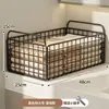 Carrito de almacenamiento móvil para debajo del lavabo, cesta de almacenamiento para ropa sucia con ruedas, estante de almacenamiento de cesta de lavandería sucia de gran capacidad