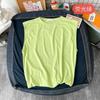 Camiseta Regata sem Mangas para Meninos, Colete Moderno, Regata Esportiva, Estilo Moderno Solto Casual Estilo Hong Kong Verão Roupa Íntima, Uma Peça Drop Shipping