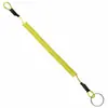 Cable de acero con mosquetón, popular en AliExpress, cordón retráctil portátil para llaves anti-pérdida, cuerda anti-pérdida para equipo de pesca