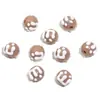 Cuentas redondas de acrílico pintadas a color real 16MM agujero recto material para llavero cadena de teléfono móvil bolígrafo con cuentas accesorios