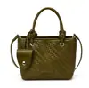 Bolsa de mão feminina, estilo coreano, de alta qualidade, versátil para o trabalho, bolsa de ombro única e transversal, design de nicho ins, bolsa feminina com padrão trançado