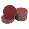Lija disco de lijado lija roja lija con respaldo de terciopelo autoadhesiva flocado papel esmerilado cabezal de pistola de pulir papel de cuero esmerilado para pulir