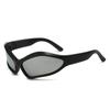 Gafas de sol Y2K personalizadas ovaladas a juego de colores transfronterizas, gafas de sol cóncavas hip-hop europeas y americanas, gafas de sol de tendencia de moda