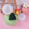 Molde de silicona campana de árbol de Navidad pastel chocolate mousse cocina molde para hornear casero DIY pellizco música