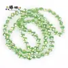 Cristal de Flor de Faceta de Vidrio de 6 mm Trébol Agujero Recto Cuentas para Joyería DIY Nuevos Accesorios para Pulseras y Collares