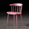 Silla Windsor Silla Creativa Nórdica Silla de Comedor Moderna Simple Oficina Negociación Casual Tela Hogar Silla con Respaldo Ins