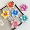 Pinza para el Cabello de Flor de Huevo Yi Mengling para Mujer, Pinza Tiburón Mediana para el Cabello Semi-Recogido de Verano en la Parte Posterior de la Cabeza, Accesorio para el Cabello