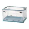 Caja de Almacenamiento Plegable de Plástico para Libros de Dormitorio de Estudiantes Armario de Almacenamiento de Ropa Plegable de Doble Apertura para Montaje en Coche al Aire Libre