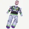 Macacão Infantil de Algodão Preenchido Buzz Lightyear Personagem Fantasia Halloween Festa de Aniversário Tema Performance