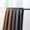Tela de Cuero Artificial Mate Texturizada PU Cuero Suave Anti-Arrugas Chaqueta de Cuero Suave Chaqueta Ropa Tela para Manualidades