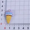 Mini Cono de Helado de Verano Juguete de Comida Creativo Hecho a Mano DIY Accesorios de Joyería Pegamento de Crema Resina Pequeños Accesorios Materiales al por Mayor