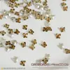 Pedras de strass marrom melardo para nail art, strass pontiagudos amarelo esfumaçado cintilantes, decorações de unha mistas de ovo de pombo e bala de rocha