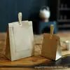Bolsa de Papel Kraft Universal Guofeng para Empaque de Té Té Blanco Té Verde Té Negro Té a Granel Té Privado Bolsa Pequeña Caja de Regalo de Acompañamiento