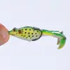 Rana Trueno Biónica Giratoria Tractor de Superficie de Agua Acero de Alto Carbono Doble Gancho 9cm13g Señuelo Luya Señuelo Blando Transfronterizo