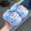 Zuecos de verano para niñas, sandalias de dibujos animados antideslizantes para interiores para niños, adecuados para niños mayores y pequeños, sandalias de playa para exteriores