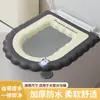 Cojín para Asiento de Inodoro, Universal para Todas las Estaciones, Cubierta Impermeable para Inodoro, Funda para Asiento de Inodoro, Anillo Cojín para Asiento de Inodoro, Venta al por Mayor, Lavable, para Uso Doméstico