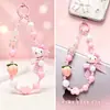 Cordão de Celular Chaveiro Pingente de Bolsa Câmera Anti-Perda Pulseira de Pulso Desenho Animado Gatinha Kt Venda por Atacado em Estoque
