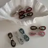 Pinza para el pelo de ácido acético estilo coreano con lazo para mujer, elegante, versátil, para el día a día, pinza para flequillo de una palabra, pinza de boca, pinza para el pelo, accesorios para el cabello, estilo nuevo