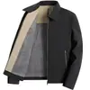 Transmisión en Vivo Chaqueta Popular para Hombre, Nuevo Estilo Primavera/Otoño, Sencilla y Versátil, Casual de Negocios, Ligera, Abrigo para Hombre de Mediana Edad, Dropshipping