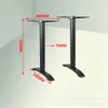 En Stock Placa de Acero Acero Inoxidable Hierro Fundido Patas de Mesa de Comedor Soporte Redondo Negro para Placa Soporte de Mesa Patas de Mesa de Comedor Patas de Hierro Forjado Estilo Occidental