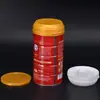 Fabricantes de Henan fornecem latas de folha de flandres 401# redondas para feijão vermelho e arroz coix, latas para pó substituto de refeição