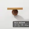 Alça de latão Novo estilo antigo chinês porta de armário guarda-roupa sapateira móveis estilo minimalista francês nogueira alça longa