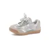 Zapatos para Niñas 2026 Verano Nuevo Modelo Zapatos Deportivos Infantiles Transpirables Moño Malla Correr Tenis Blancos para Niños Mayores