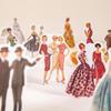 Buen Día y Paquete de Calcomanías de Papel Serie Semana de la Moda Retro Manual de Personajes Calcomanías Decorativas DIY 8 Manuales