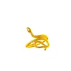 Oferta EspecialTienda de Oro Mismo Estilo Método Antiguo Oro Arenado Anillo de Serpiente para Mujeres, Anillo Zodiaco Año de la Serpiente Año de Nacimiento Serpiente