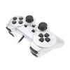 Controlador de Juego Cableado de Fábrica para PS2 Plateado Pintado en Spray Vibración Controlador P2 Botones de Copo de Nieve Ventas Directas de Fábrica
