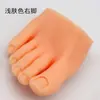 Ferramentas de Manicure Molde de Pé Macio de Silicone Modelo de Dedo de Silicone para Prática de Unhas Módulo de Exibição para Prática de Pedicure