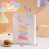 Bolsa de regalo de cachorro de dibujos animados a cuadros, bolsa de regalo de cartón blanco engrosado, bolsa de papel para empaquetar recuerdos de fiesta de cumpleaños infantil
