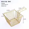 Cesta de Acero Inoxidable 304 para Papas Fritas, Cesta de Snacks para Pollo Frito, Cesta de Snacks para Tienda de Té con Leche, Caja de Snacks para Hotel, Contenedor para Comida Frita