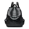 Mochila de moda para mujer 2026 nuevo modelo versátil de gran capacidad mochila de cuero suave mochila escolar para estudiantes bolsa para viajes al aire libre para damas