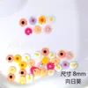 Uñas Frescas de Verano, Flores de Tres Pétalos, Flores de Cinco Pétalos, Accesorios para Uñas con Flores de Rosa, Flores Pequeñas de Resina, Flores Coloridas Tridimensionales